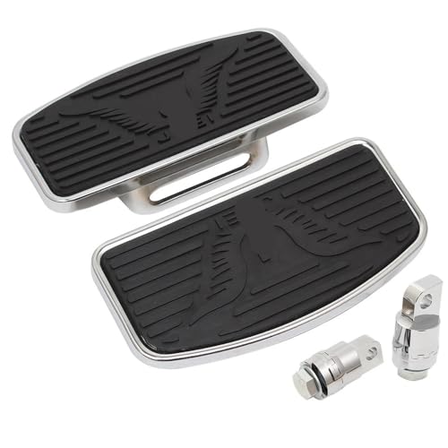 Repose-pieds réglables noirs pour moto Dyna et Electra Glide