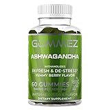 Ashwagandha Gummies 60 Count Withanolides Ashwa Gummy for Stress Relief, Relax, Restore, Mood,...
