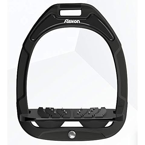 Flex-on Green Composite Stirrup (Black/Black/Black, Incline Ultra Grip) Cover