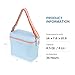 Pinnacle 8.5Qt Mini Cooler – 14 x 7.6 x 10.6In Ice Box with Smart Divider, Locking Lid, Adjustable Shoulder Strap – Insulated Picnic Basket Beach Cooler Bag – 36- Hour Ice Retention – Stylish Colors