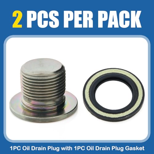 Image of Oil Drain Plug M22x1.5 Replacement for Chrysler Dodge Ram, Oil Pan Drain Bolt, Compatible with 4778578 090-151