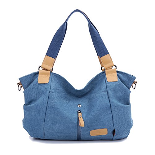 Sac en toile de type messenger bag pour femme et sac à bandoulière pratique