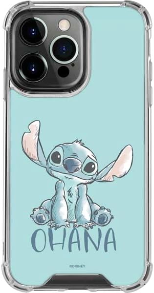 Skinit Clear Phone Case Compatible with iPhone 15 Pro Max - Officially Licensed Disney Lilo and Stitch Stay Weird Design