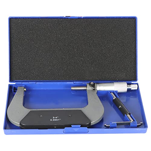 WFLNHB 3-4 Accuracy Outside Micrometer 0.0001 Carbide Tipped for Accuracy Measurement Work