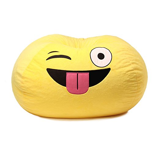 GoMoji Emoji Silly Bean Bag Chair