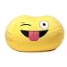 GoMoji Emoji Silly Bean Bag Chair