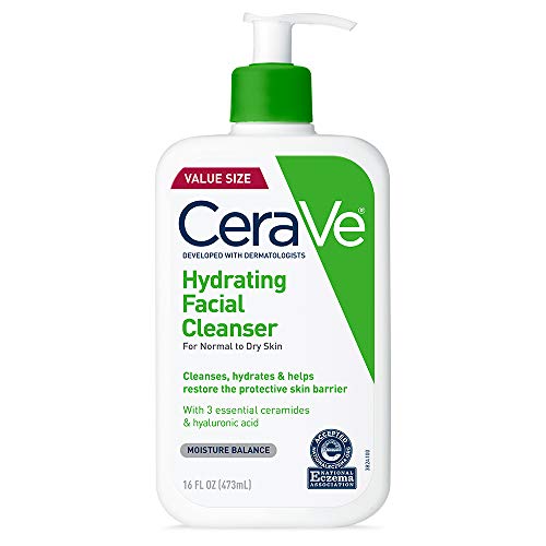 CeraVe Hydrating Facial Cleanser, Moisturizing...