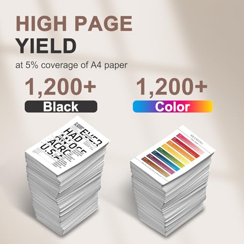 Image of Super High Yield LC205 LC207 XXL Ink Cartridges 4-Pack | LC 205 LC 207 Ink Replacement for Brother MFC-J4320DW MFC-J4420DW MFC-J4620DW Printer for LC207BK LC205C LC205M LC205Y