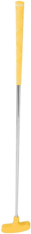 Mini Putter, 24inch Children Putters Rubber Two-Way Putters(Yellow)