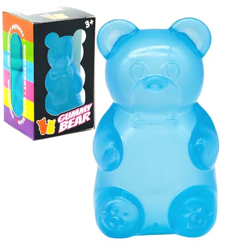 Gummy Bear Toy, Sugar Filled Squishy Toys for Kids Stress Relief - High Density Squeeze Balls for Students Calming - Fidget Squishy Toys for Anxiety Relief