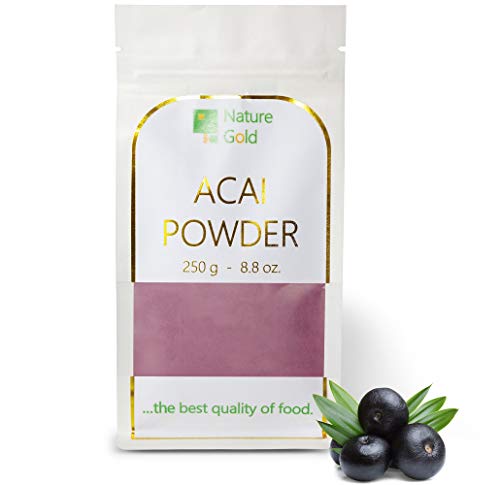 ACAI Polvere | Estratto di bacche crude | 250g 8.8oz | 100% Naturale & Senza Zucchero | .la migliore qualità del cibo ~*~