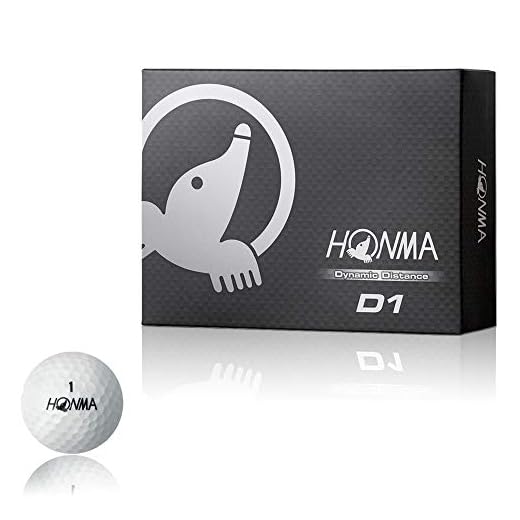 Honma D1 Dynamic Distance - Pelotas de golf (1 docena), color blanco