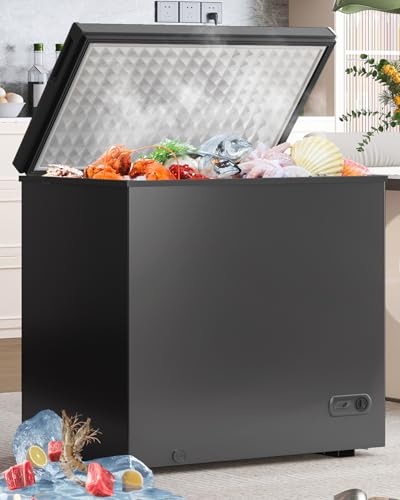10.0 Cu Ft Energy Saving Chest Freezer Deep Freezer Black - Image 2