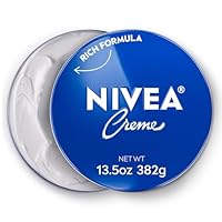 NIVEA Creme Body, Face and Hand Moisturizing Cream for All Skin Types, Rich Body Moisturizer with Provitamin B5, 13.5 Oz Tin