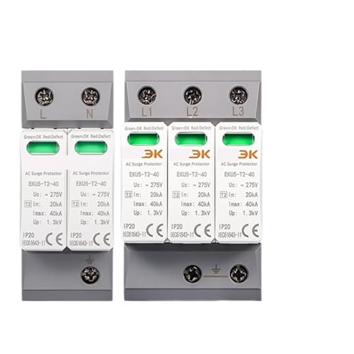 �n�E�X�T�[�W�ی쑕�u�v���e�N�^�[ �𗋊�ی�^�C�v T2 SPD AC 2P 3P 4P 20KA~40KA 275V EKU5(T2) 2P 275V)