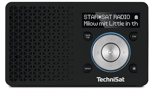 Preisvergleich Produktbild TechniSat DIGITRADIO 1, Schwarz / Silber inkl. Ersatz-Akku (PremiumLine)