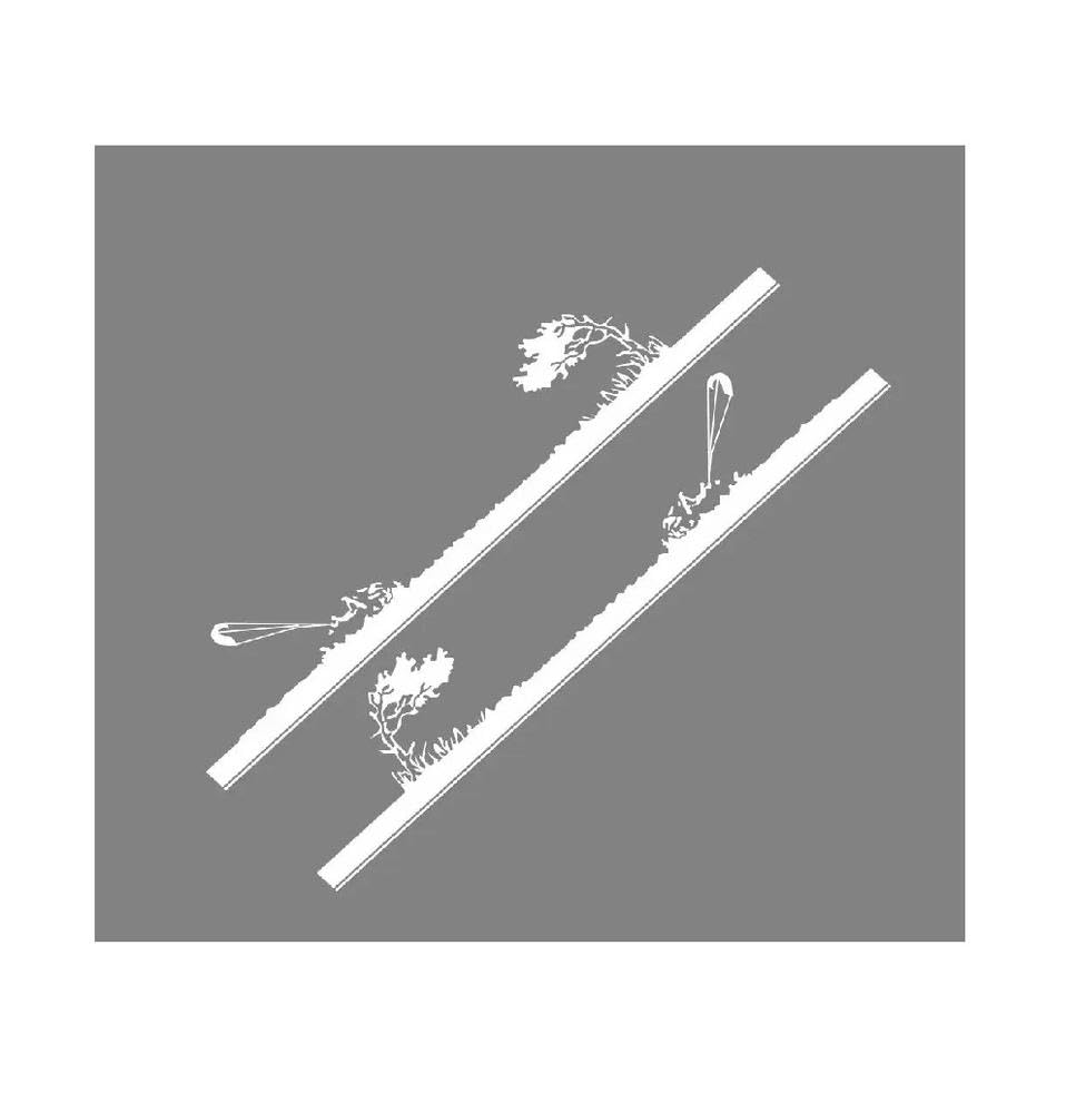 Dabhuoc Glossy White Car Stickers Accessories Camper Van Vinyl Decals(Glossy White)