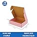 ICokin 11x9x3 Inch Pink Shipping Boxes Pack of 26, Corrugated Cardboard Mailer Box, Literature Mailer for Small Business (Pink)