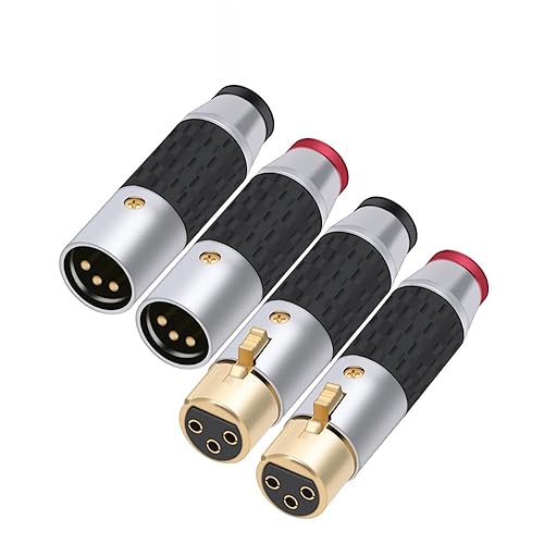 Microfono Hifi conector XLR 3 pines macho hembra adaptador de cable interconexion 3