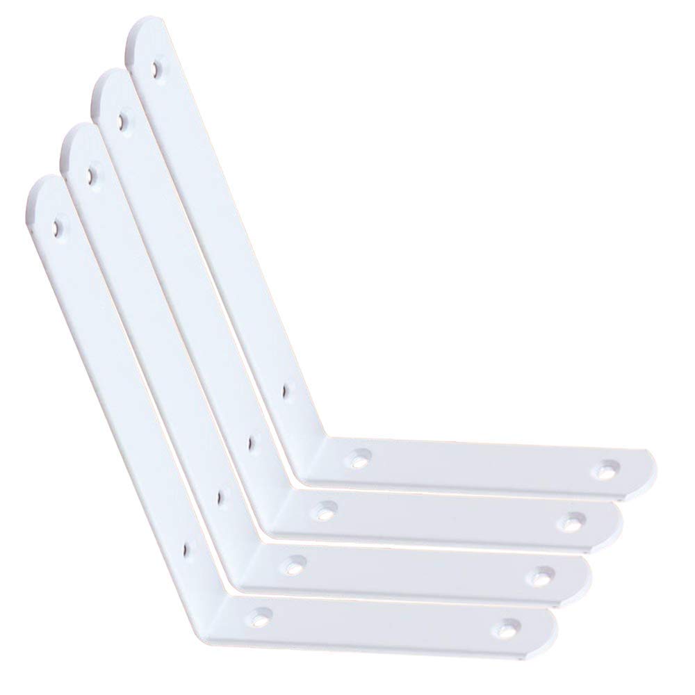 Supports d'étagère muraux en métal pour éviter l'affaissement équerres en L