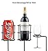 TQVAI Outdoor Wine Holder, Lawn Drink Stand, Camping Beer Holder, Beach Drink Stakes, Backyard Cup Holder, 7-Pack, Black