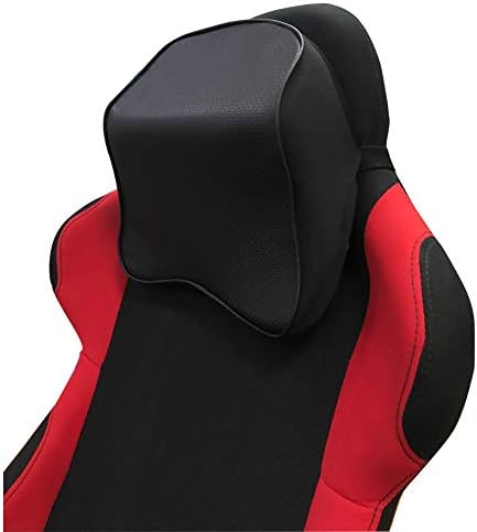 Car Neck Pillow, Memory Foam Car Headrest Pillow for Cervical Pain Relief, Auto Car Seat Neck Rest Cushion Pillow Ergonomic Design Neck Support with Adjustable Strap for Car Seat