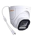 TIGERSECU 5MP Wide Angle Dome Security Camera for TVI, CVI, AHD, CVBS DVRs, Weatheproof for Indoor/Outdoor Use, Hybrid 4-in-1 with OSD Switch (Power Supply and Coaxial Cable Sold Separately)