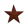 12 inch burgundy barn star  urban country home decor