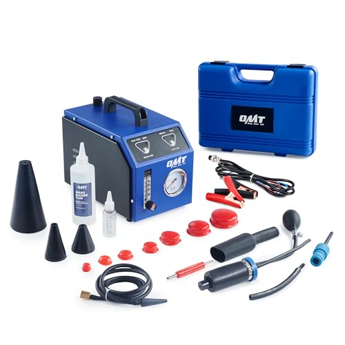 Orion Motor Tech Rilevatore di Perdite Fumo per Auto 12V Macchina di Fumo EVAP per Auto con 6 L/min Manometro, Adattatori Airbag e Coni per Sistema di Carburante EVAP