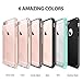 Ringke Fusion Compatible with iPhone 6S Case, iPhone 6, Clear PC Back & TPU Bumper Drop Protection Attached Dust Caps for iPhone 6, iPhone 6S - Rose Gold