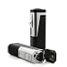 Prestige Import Group Triple Flame Torch with Retractable Bullet Cutter in Gift Box, Black