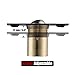 JQK Closet Door Ball Catch Hardware, Stainless Steel Catch Adjustable with Strike Plate, Black Finish 4 Pack, HBC100-BK-P4