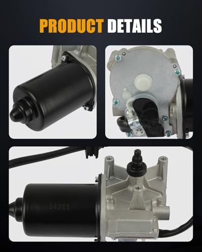Image of ROADFAR Front Windshield Wiper Motor Replacement for Mercedes for C-Class (W202) 1993>2000,for Mercedes for C-Class (S202) 1996>2001 2028202408 Wiper Motor 4 Pins