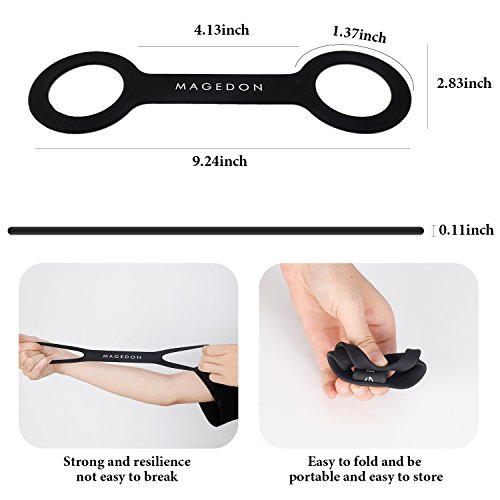 Magedon WATER BOTTLE CARRIER Grip,Water Handle Grip,Cup Strap, Soft Band Holder Strap Makes Any Bottle Handheld. thumb #3