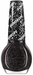 Nicole Gumdrop Nail Polish, A-nise Treat, Black Glitter, 0.5 fl oz
