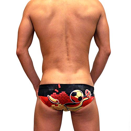 Neptune Scepter Men's Sexy Contour Pouch/Low Rise/Bikini Swimming Briefs - National Flag2