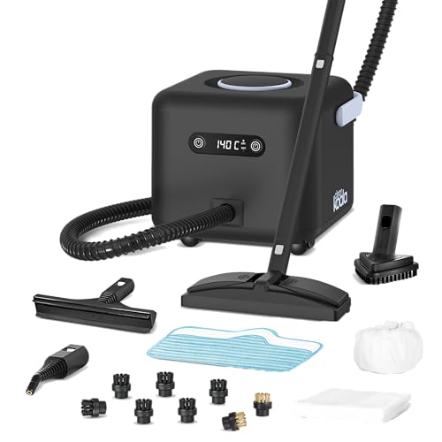 CleanKoala Multi Stoomreiniger, snelle opwarmtijd (30 seconden), extra lange stoomtijd (60 min), 100% natuurlijk geurmiddel, voor vloeren, tapijten, badkamers en meer