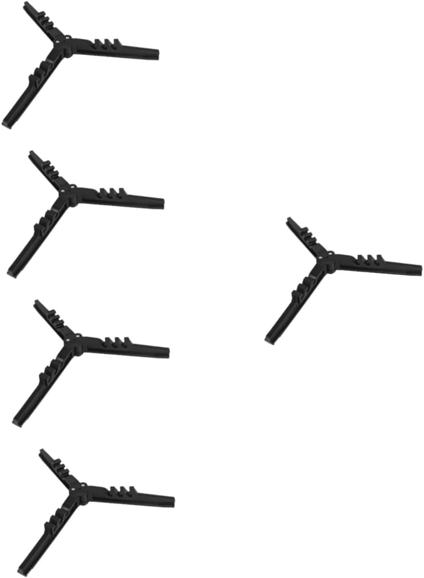 Milisten 5pcs Portable Camping Gas Canister Holder Sturdy Tripod Bracket for Outdoor Stability Support for Propane Tanks and Hiking Accessories