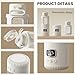 Dollox Portable Bottle Warmer for Travel 12oz Large Capacity Baby Portable Water Warmer for Formula, Breastmilk, Milk, 10000mAh, Wireless, Fast Heating Suitable for Baby Outdoor Travel, Car, Airplane