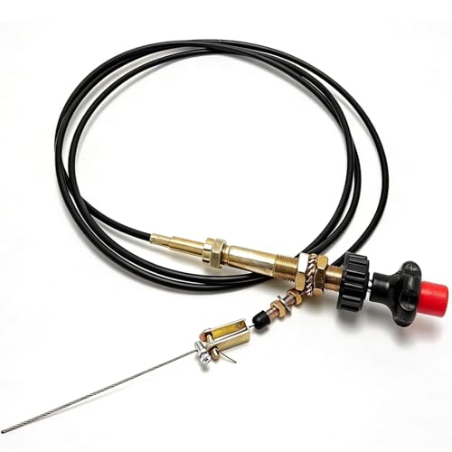 10FT Heavy Duty Vernier Adjustable Lock Cable VCGTX10 Compatible with Household, Industrial and Commercial PTO and Dump Applications, with Detachable Cable Head