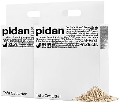 pidan Tofu Cat Litter Clumping,Flushable,Ultra Absorbent and Fast...