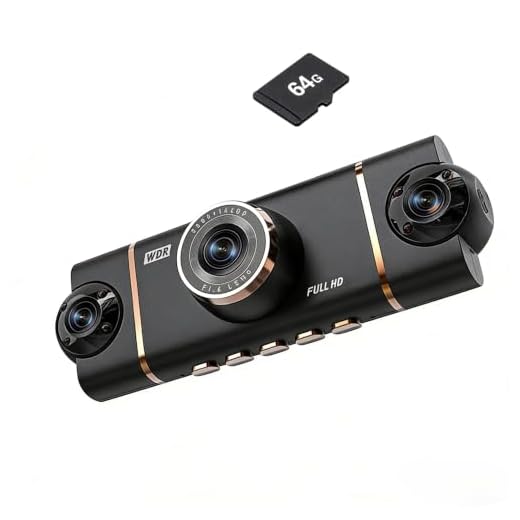XYGCACO 4 Channel 360° Dash Cam Front and Rear, 4K+1080P*3 FHD Car Camera