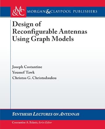 Design of Reconfigurable Antennas Using Graph Models book cover