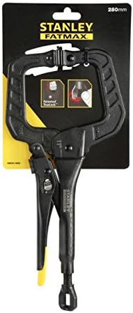 STANLEY FMHT0-74892 280 mm C-Clamp Fatmax Locking Mole Grip Swivel Pads - Black