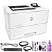HP Laserjet Pro M501dn Monochrome Laser Printer - with Extra Extension Cables - Surge Protector - Productivity Bundle