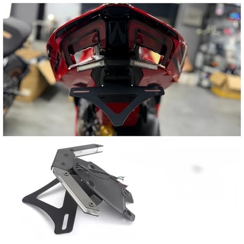 Support de plaque d'immatriculation moto rigide anti-vibrations Panigale - 2