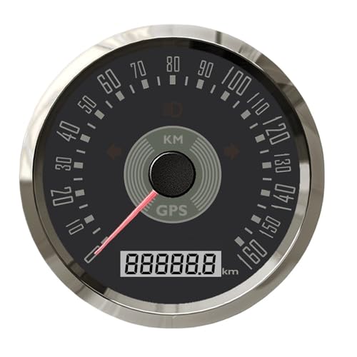 ���g�� 160KMH�A200KMH�A160MPH 85mm GPS �X�s�[�h���[�^�[ �Q�[�W �A���e�i�t�� �^�[�����C�g �C�G���[ ���b�h LED �I�h���[�^�[ �� �{�[�g(160KMH BS)
