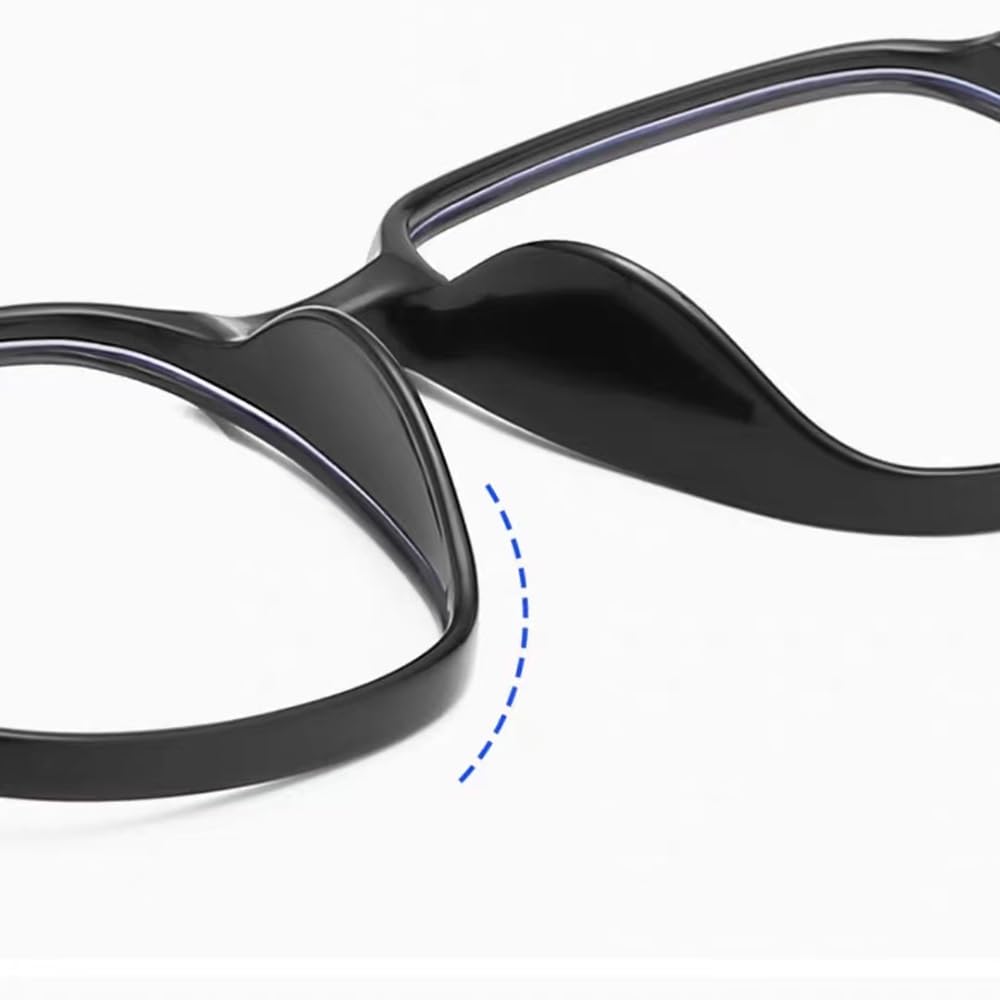 NILZA Photochrome Lesesonnenbrille Große Gläser Quadratische Sonnenbrille Progressive Multifokale Lesebrille Sonnenleser UV Schutz (Size : +3.0)
