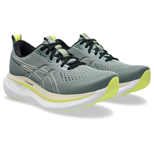 ASICS Men's GLIDERIDE MAX Running Shoes, 10.5, Monument Blue/Vanilla