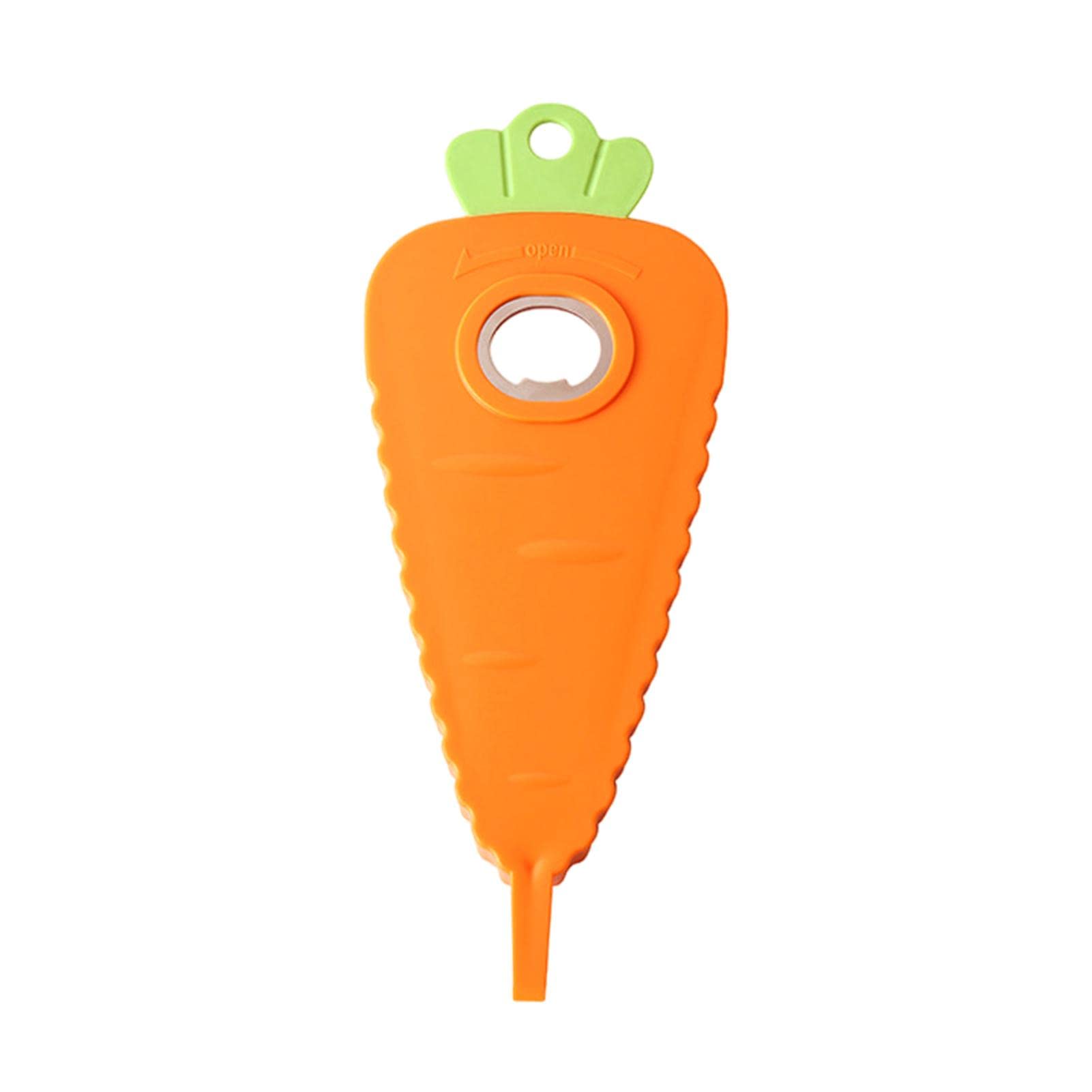 Bottle Opener - Carrot Shape Beer Openers,Food-Safe Smooth Edge Can Opener - Attached to Refrigerator for Easy Storage to Avoid Loss Jumm